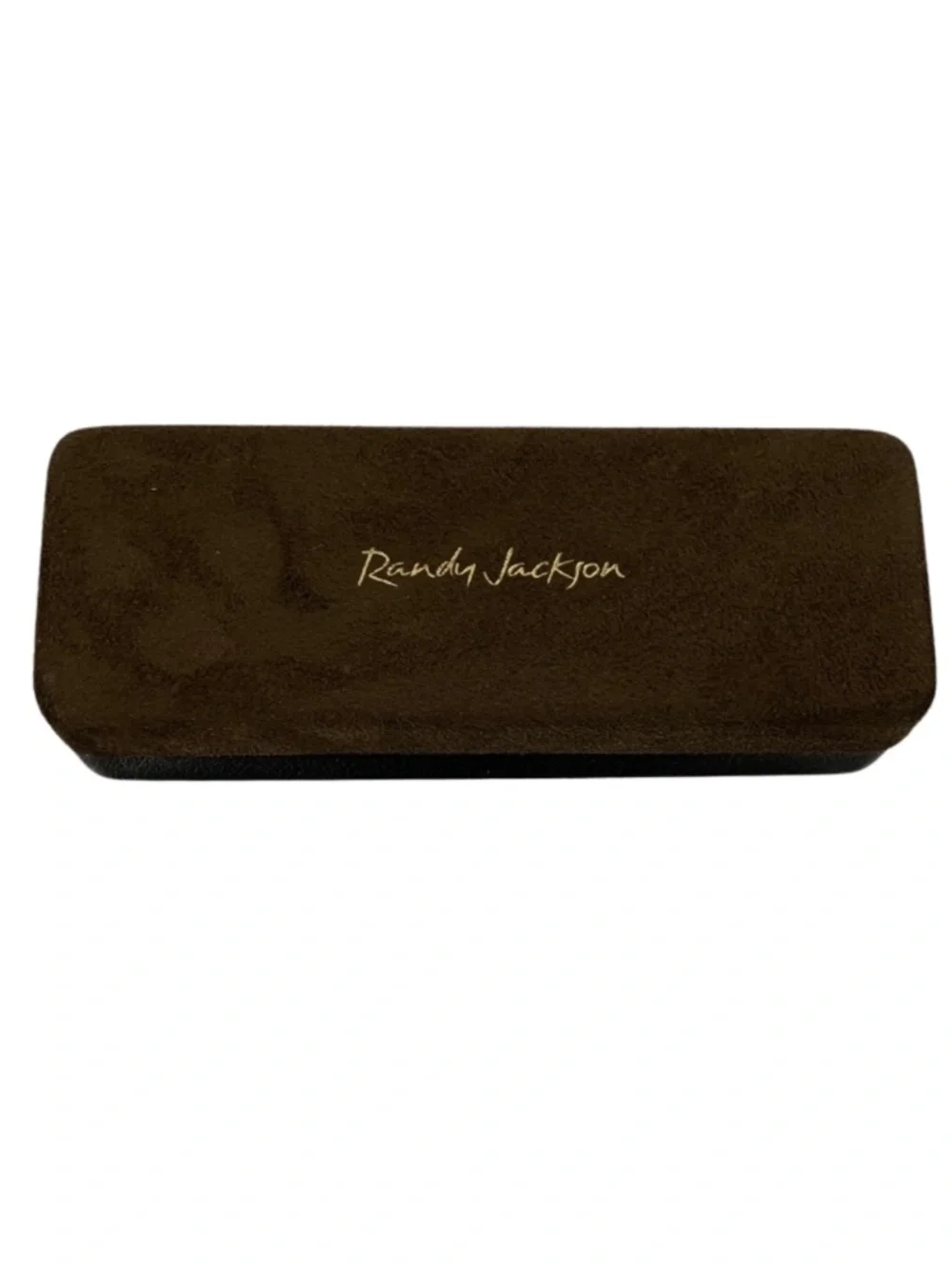 Suede Type Brown Glasses Hard Clam Shell Case Only No Glasses Minimalist Casual